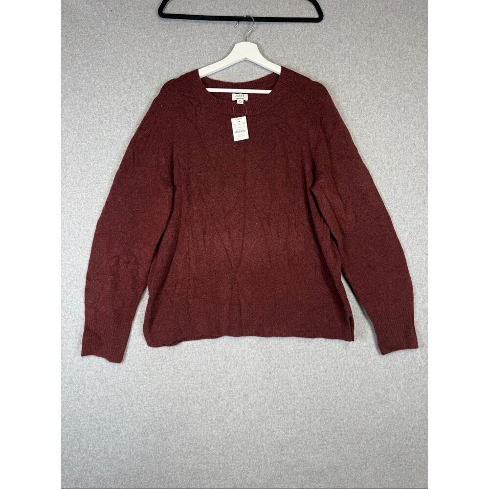 Brand New J. Crew Women's Size XL Extra Soft Acrylic Wool Blend Pullover Sweater